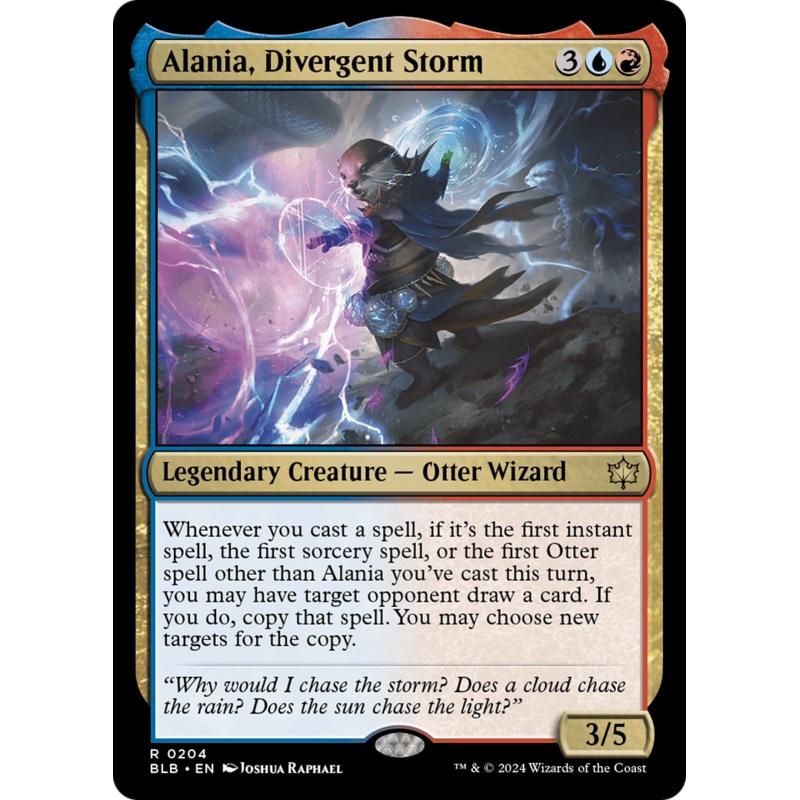 Alania, Divergent Storm (BLB-204) – Bloomburrow [Rare]
