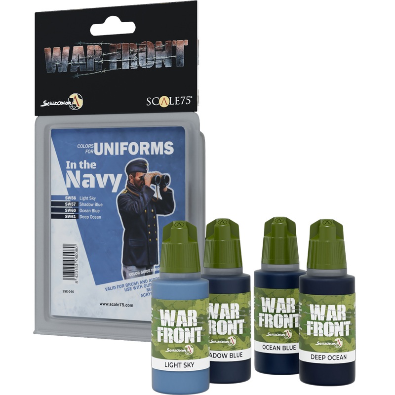 War Front Paint Set: Colors for Uniforms – In the Navy (Last Chance)