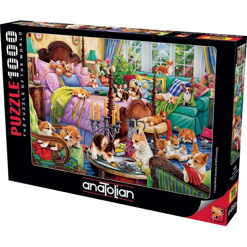 Anatolian – Doggies In The Bedroom Jigsaw Puzzle (1000 Pieces)