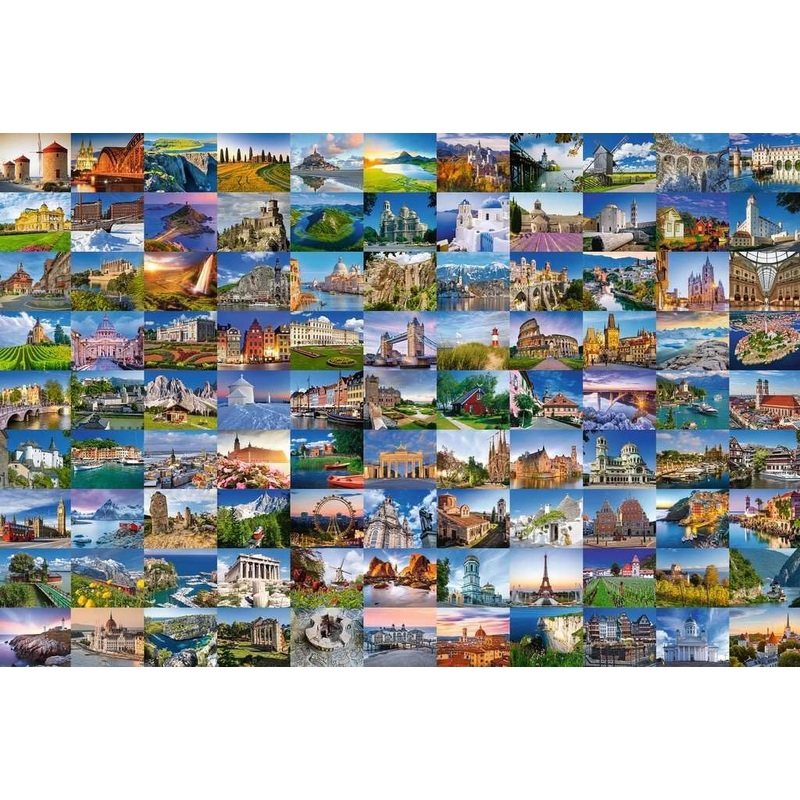 99 Beautiful Places in Europe  3000 Piece Jigsaw Puzzle (Ravensburger)