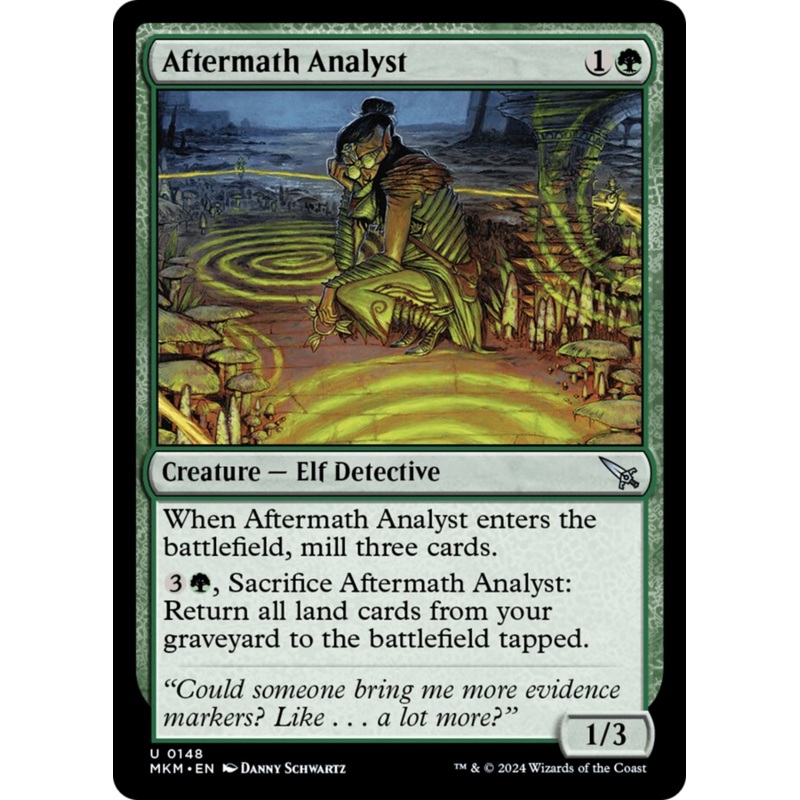 Aftermath Analyst (MKM-148) – Murders at Karlov Manor [Uncommon]