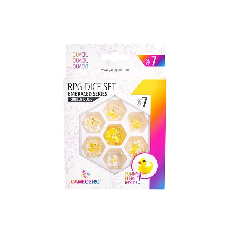 7ct Rubber Duck Embraced Dice 7ct Rubber Duck