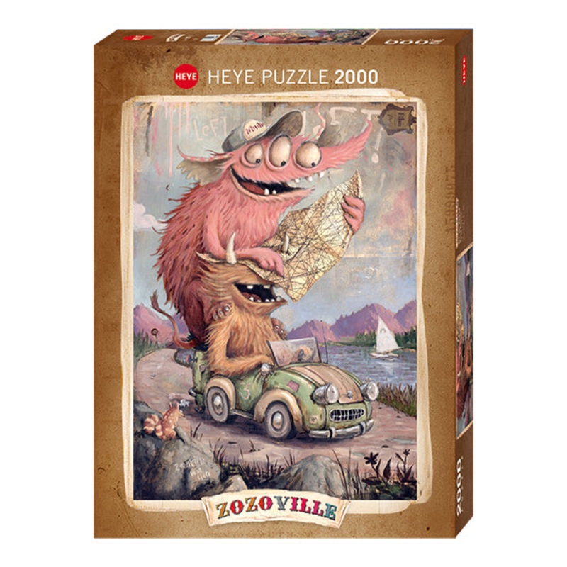 Zozoville: Road Trippin’ 2000 Piece Jigsaw Puzzle by Heye