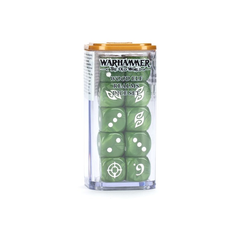 Warhammer The Old World – Wood Elf Realms: Dice Set TOW WER Dice