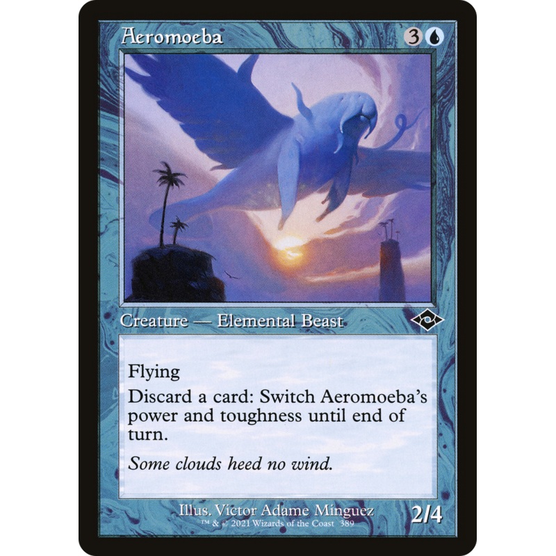 Aeromoeba (MH2-389) – Modern Horizons 2 [Common] Retro Frame