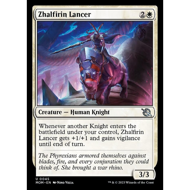 Zhalfirin Lancer (MOM-045) – March of the Machine [Uncommon]