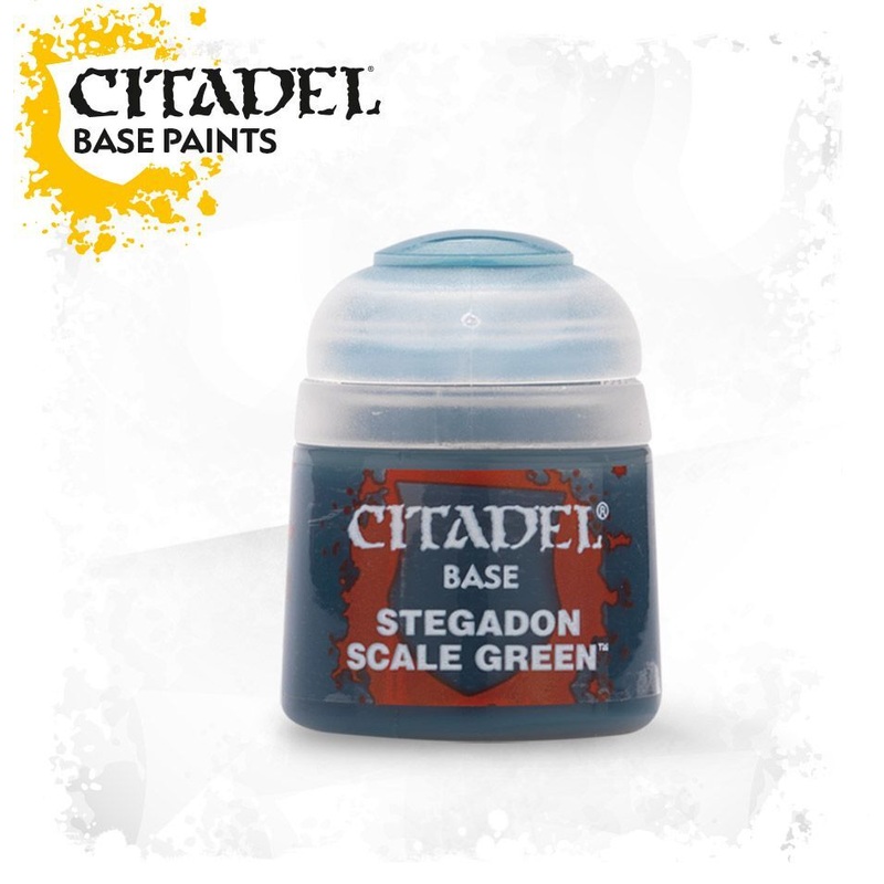 21-10 Citadel Base: Stegadon Scale Green
