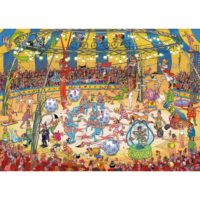 Acrobat Circus by Jan Van Haasteren  1000 Piece Jigsaw Puzzle (Jan Van Haasteren)