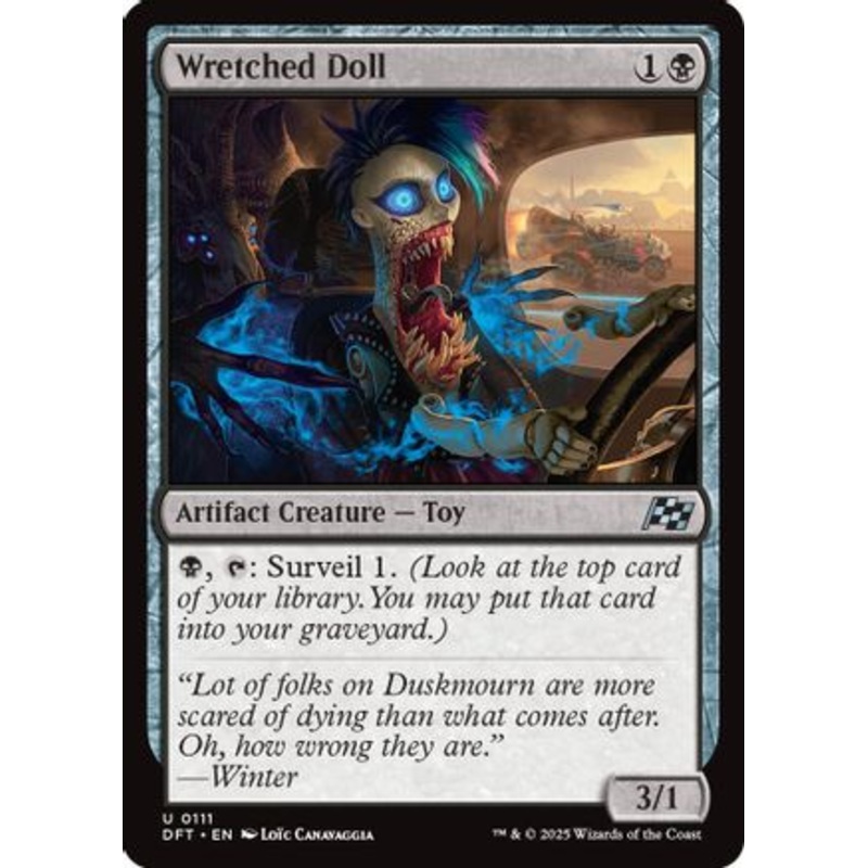 Wretched Doll (DFT-111) – Aetherdrift Foil [Uncommon]