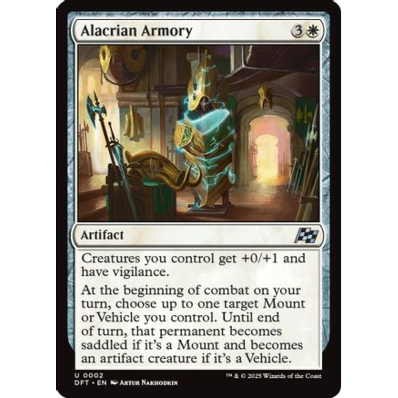 Alacrian Armory (DFT-002) – Aetherdrift [Uncommon]