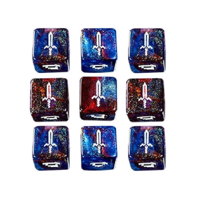 1UP Dice 9d6 Set: Mythical Sword 9d6 Mythical Sword