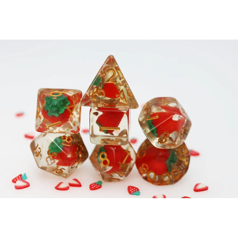 Wild Strawberries RPG Dice Set 7ct Wild Strawberries