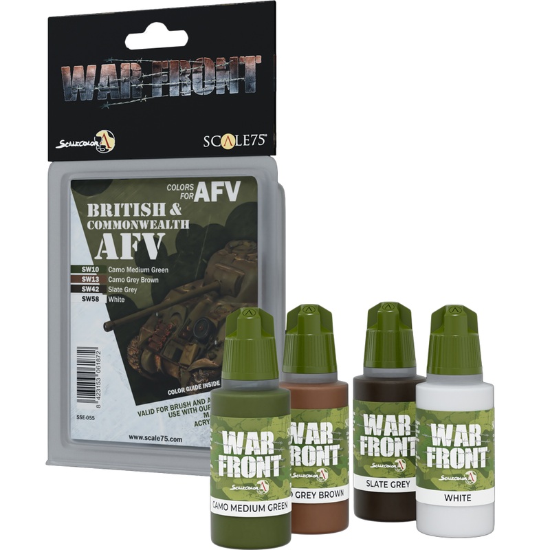 War Front Paint Set: Colors for AFV – British & Commonwealth (Last Chance)