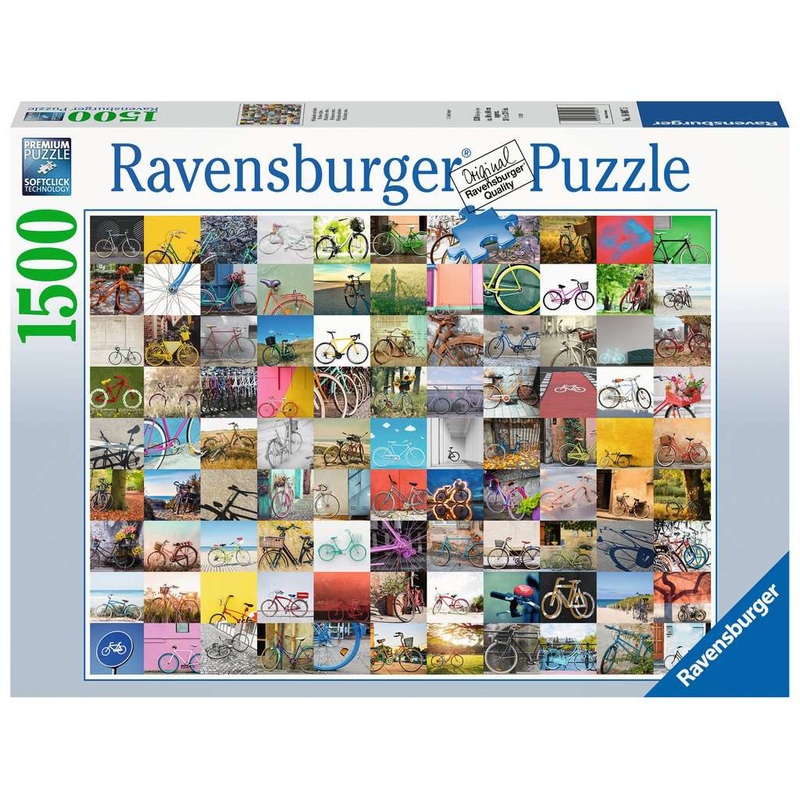 99 Bicycles and More 1500 piece Jigsaw Puzzle by Ravensburger