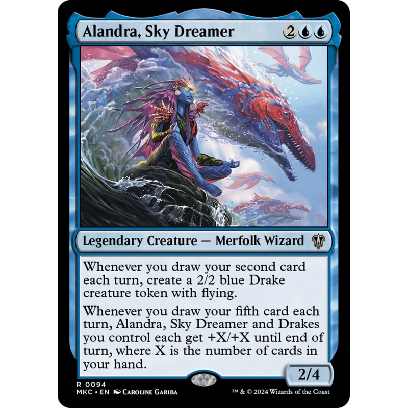 Alandra, Sky Dreamer (MKC-094) – Murders at Karlov Manor Commander [Rare]