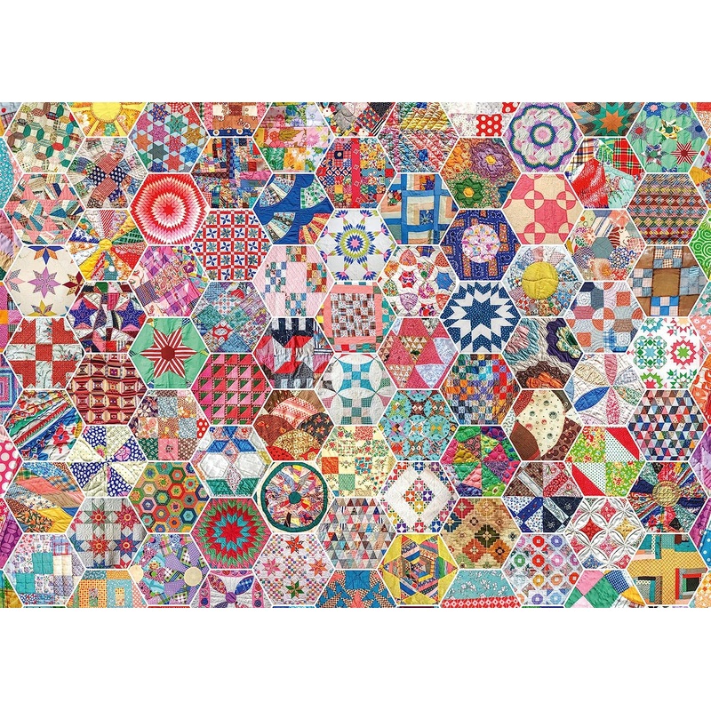 American Patchwork Quilt  1000 Piece Jigsaw Puzzle (Schmidt)