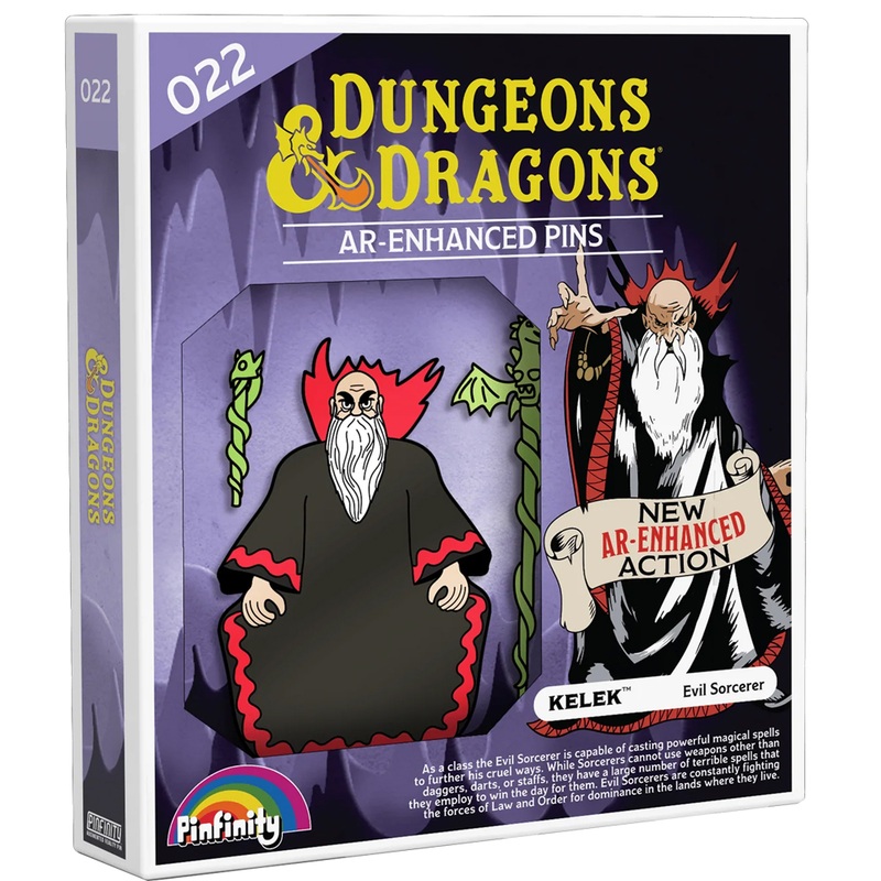D&D Augmented Reality Pins: Series 1 – Kelek, Evil Sorcerer
