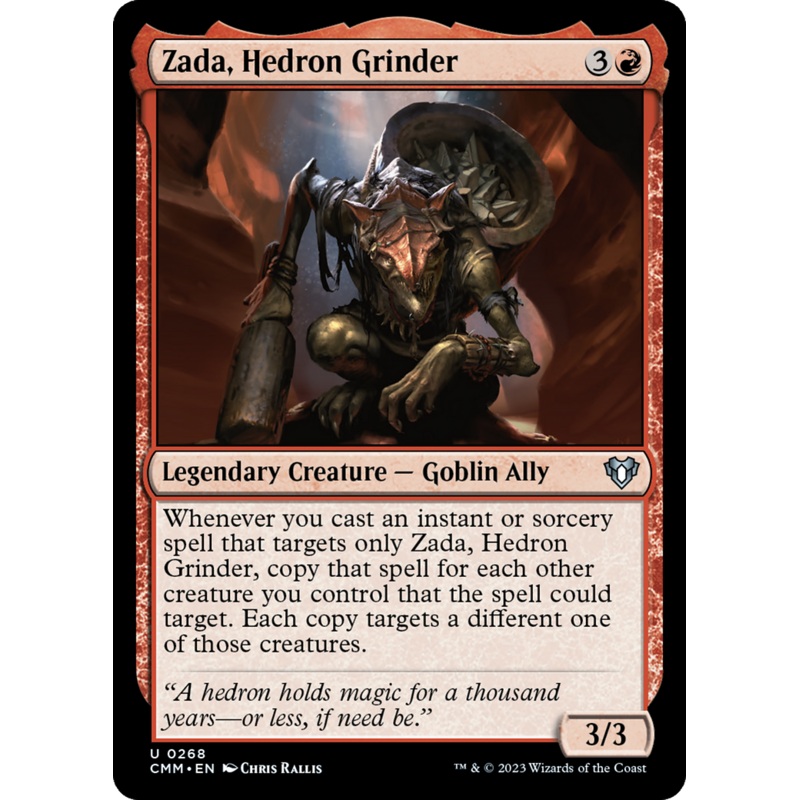 Zada, Hedron Grinder (CMM-268) – Commander Masters [Uncommon]