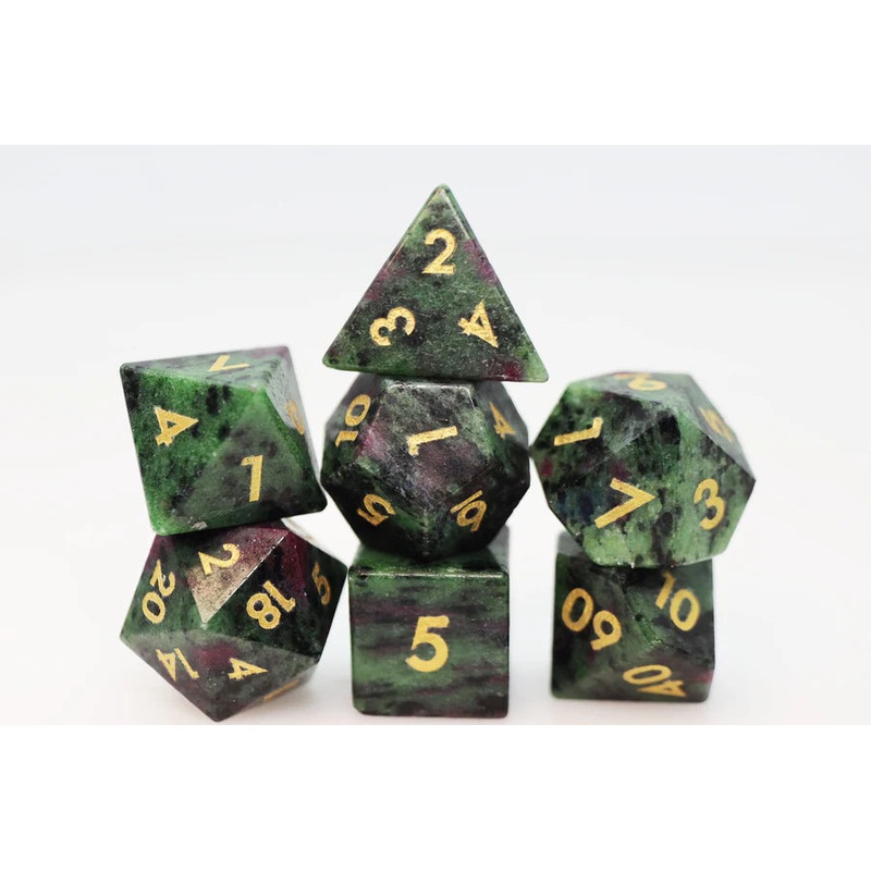 Ruby Zoisite – Engraved with Gold FBG Ruby Zoi