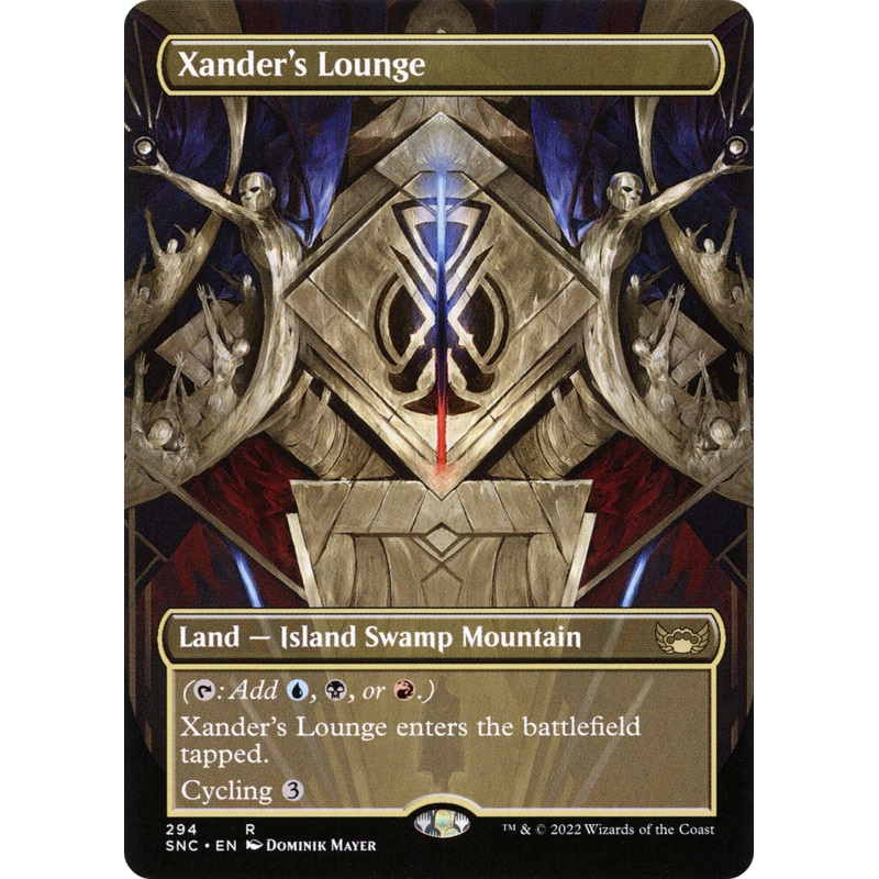 Xander’s Lounge (SNC-294) – Streets of New Capenna (Borderless) Foil [Rare]