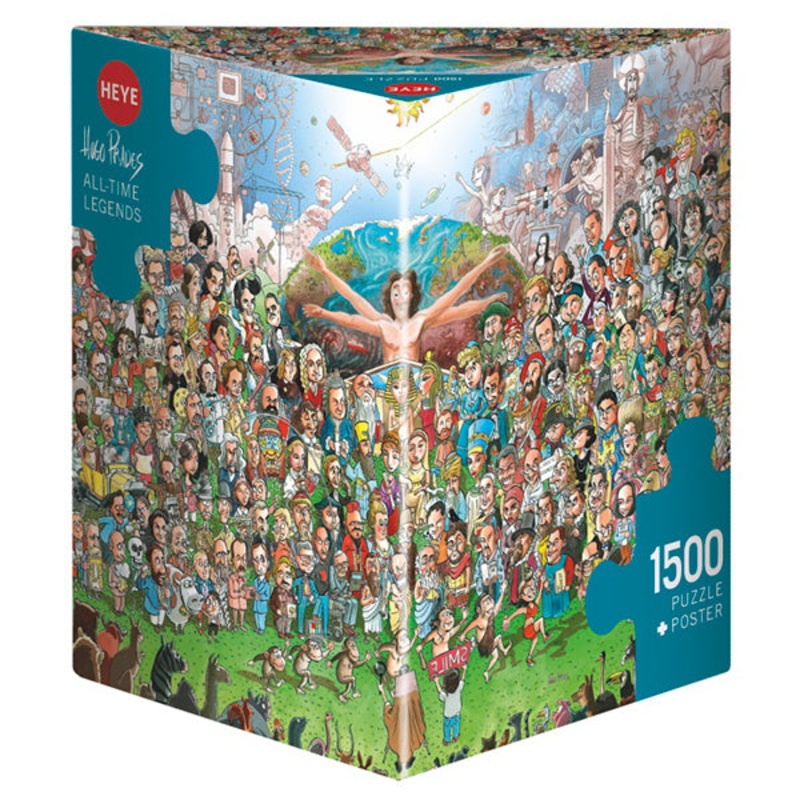 All-Time Legends 1500 Piece Jigsaw Puzzle by Heye