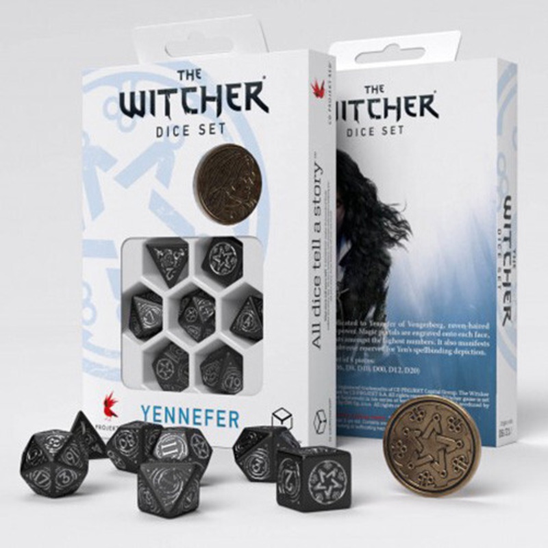 The Witcher Dice Set Yennefer – The Obsidian Star