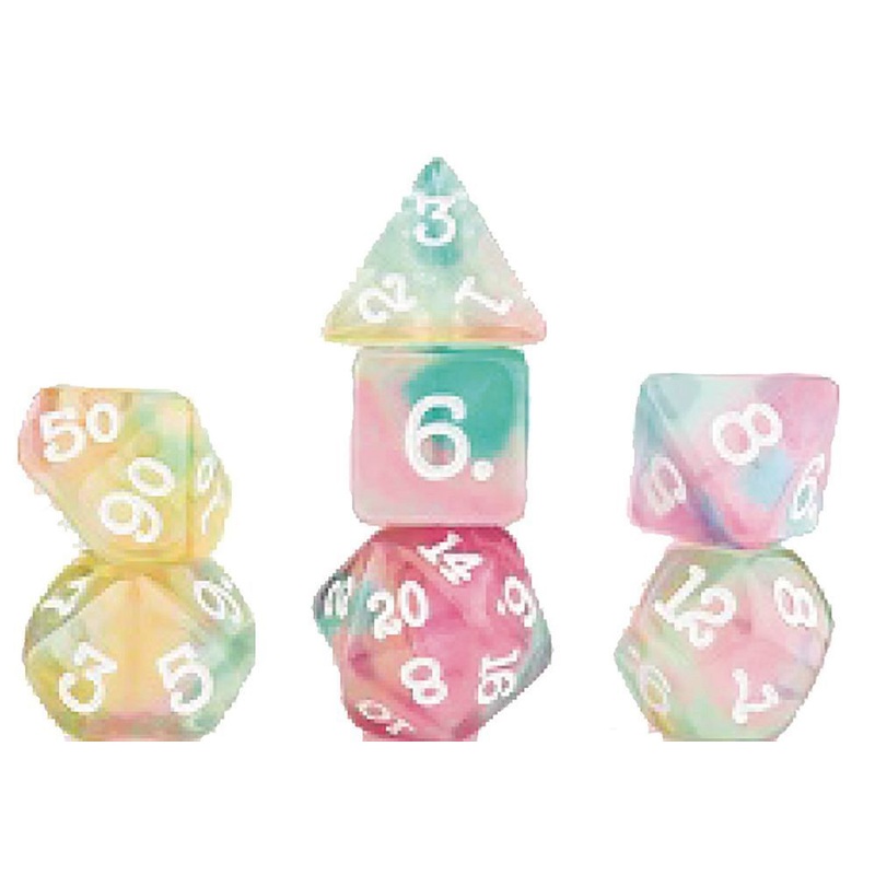 7-Set Sherbet Dice 7ct Sherbet Dice