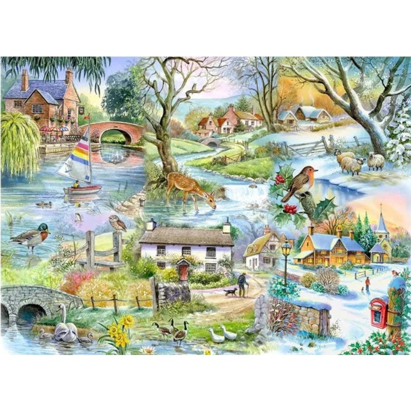 All Seasons  500 Piece Jigsaw Puzzle (HOP)