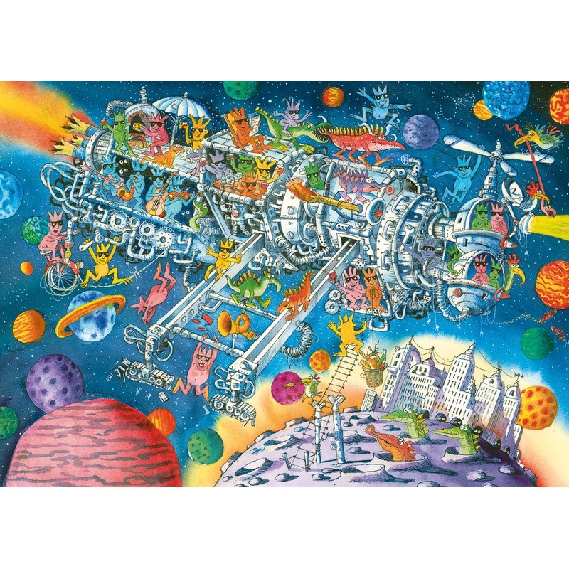 Aliens Welcome – 1000 Piece Jigsaw Puzzle (Heye)