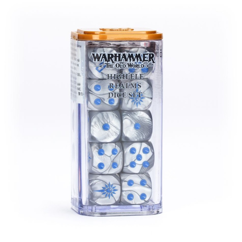 Warhammer The Old World – High Elf Realms: Dice Set TOW HER Dice