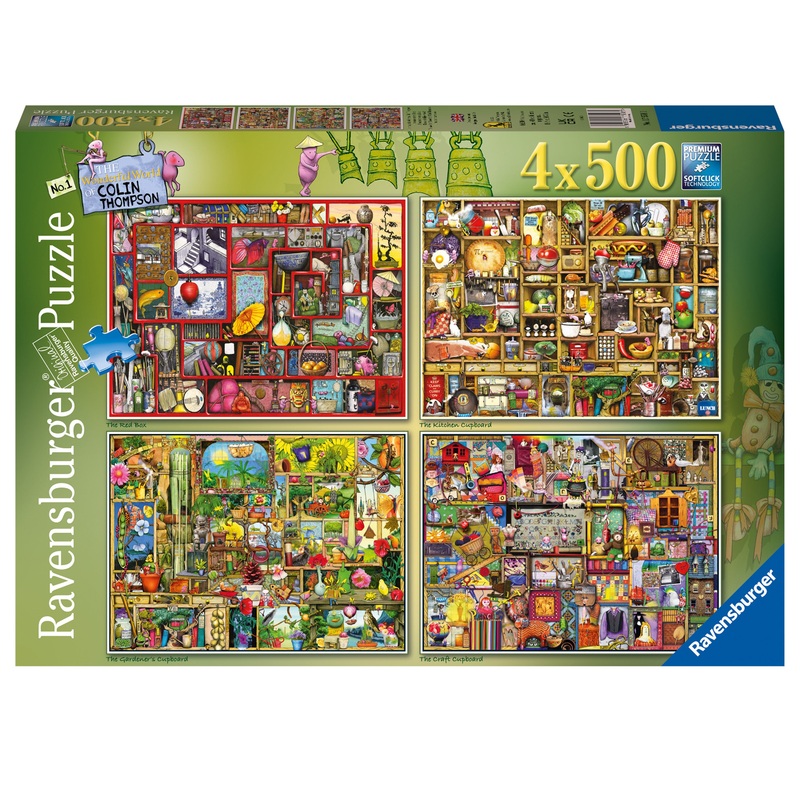 Wonderful World of Colin Thompson No.1  4 x 500 Piece Jigsaw Puzzle (Ravensburger)