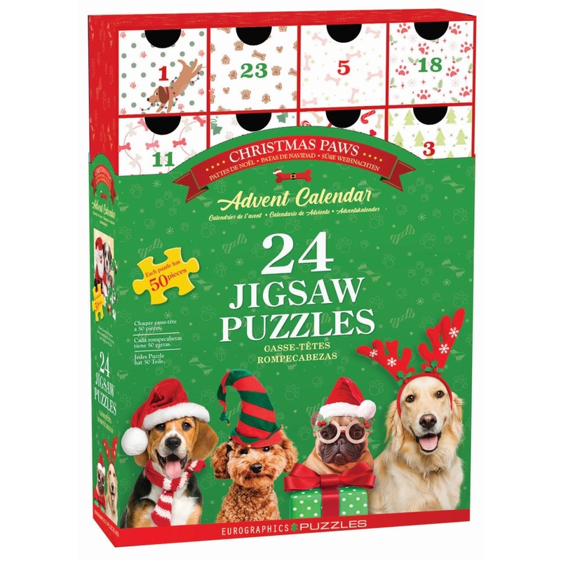 Advent Calendar: Christmas Paws  Jigsaw Puzzle (Eurographics)